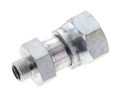 UNS 1''-14 x UNF 9/16''-18 F/M Verzinkt Stalen Neusstuk ORFS 400 Bar - Hydrauliek