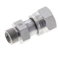 UNS 1''-14 x UN 13/16''-16 F/M Verzinkt Stalen Neusstuk ORFS 400 Bar - Hydrauliek
