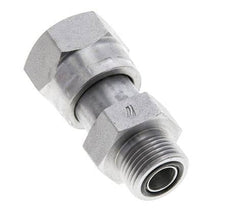 UNS 1''-14 x UN 13/16''-16 F/M Zinc plated Steel Reducing Adapter ORFS 400 Bar - Hydraulic