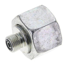 UN 1-3/16''-12 x UNF 9/16''-18 F/M Verzinkt Stalen Neusstuk ORFS 400 Bar - Hydrauliek