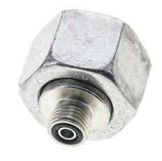 UN 1-3/16''-12 x UNF 9/16''-18 F/M Verzinkt Stalen Neusstuk ORFS 400 Bar - Hydrauliek