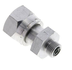 UN 1-3/16''-12 x UN 11/16''-16 F/M Verzinkt Stalen Neusstuk ORFS 400 Bar - Hydrauliek
