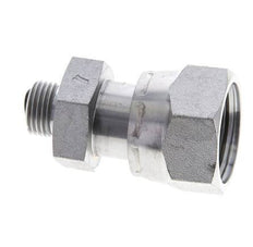 UN 1-3/16''-12 x UN 11/16''-16 F/M Verzinkt Stalen Neusstuk ORFS 400 Bar - Hydrauliek