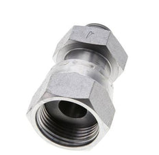UN 1-3/16''-12 x UN 11/16''-16 F/M Verzinkt Stalen Neusstuk ORFS 400 Bar - Hydrauliek