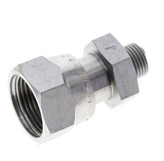 UN 1-3/16''-12 x UN 11/16''-16 F/M Verzinkt Stalen Neusstuk ORFS 400 Bar - Hydrauliek