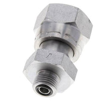 UN 1-3/16''-12 x UN 11/16''-16 F/M Verzinkt Stalen Neusstuk ORFS 400 Bar - Hydrauliek