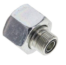 UN 1-3/16''-12 x UN 13/16''-16 F/M Verzinkt Stalen Neusstuk ORFS 400 Bar - Hydrauliek