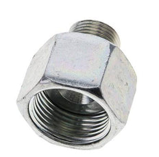 UN 1-3/16''-12 x UN 13/16''-16 F/M Verzinkt Stalen Neusstuk ORFS 400 Bar - Hydrauliek