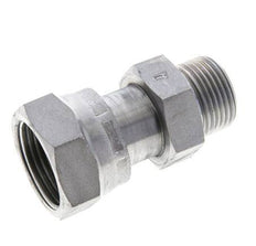 UN 1-3/16''-12 x UNS 1''-14 F/M Verzinkt Stalen Neusstuk ORFS 400 Bar - Hydrauliek