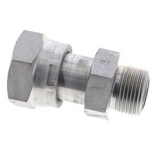 UN 1-3/16''-12 x UNS 1''-14 F/M Verzinkt Stalen Neusstuk ORFS 400 Bar - Hydrauliek