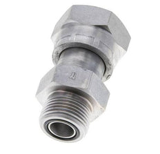 UN 1-3/16''-12 x UNS 1''-14 F/M Zinc plated Steel Reducing Adapter ORFS 400 Bar - Hydraulic