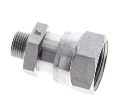 UN 1-7/16''-12 x UN 13/16''-16 F/M Verzinkt Stalen Neusstuk ORFS 400 Bar - Hydrauliek