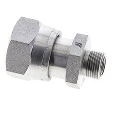 UN 1-7/16''-12 x UN 13/16''-16 F/M Verzinkt Stalen Neusstuk ORFS 400 Bar - Hydrauliek