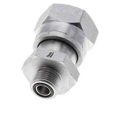 UN 1-7/16''-12 x UN 13/16''-16 F/M Verzinkt Stalen Neusstuk ORFS 400 Bar - Hydrauliek