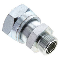 UN 1-11/16''-12 x UN 1-3/16''-12 F/M Verzinkt Stalen Neusstuk ORFS 250 Bar - Hydrauliek