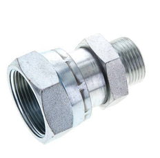 UN 1-11/16''-12 x UN 1-3/16''-12 F/M Verzinkt Stalen Neusstuk ORFS 250 Bar - Hydrauliek