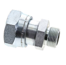 UN 1-11/16''-12 x UN 1-3/16''-12 F/M Verzinkt Stalen Neusstuk ORFS 250 Bar - Hydrauliek