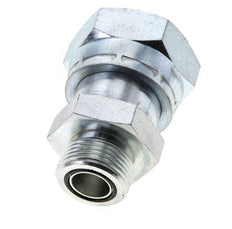 UN 1-11/16''-12 x UN 1-3/16''-12 F/M Verzinkt Stalen Neusstuk ORFS 250 Bar - Hydrauliek