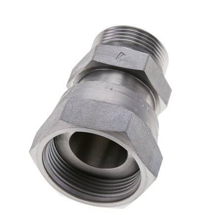 UN 1-11/16''-12 x UN 1-7/16''-12 F/M Verzinkt Stalen Neusstuk ORFS 250 Bar - Hydrauliek