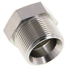 1 1/4'' NPT x 1'' NPT M/F Verzinkt Stalen Verloopring 80 Bar - Hydrauliek