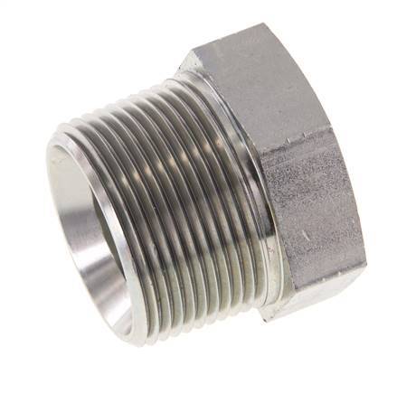 1 1/4'' NPT x 1'' NPT M/F Verzinkt Stalen Verloopring 80 Bar - Hydrauliek