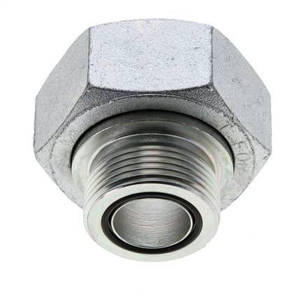UN 2''-12 x UN 1-7/16''-12 F/M Verzinkt Stalen Neusstuk ORFS 250 Bar - Hydrauliek