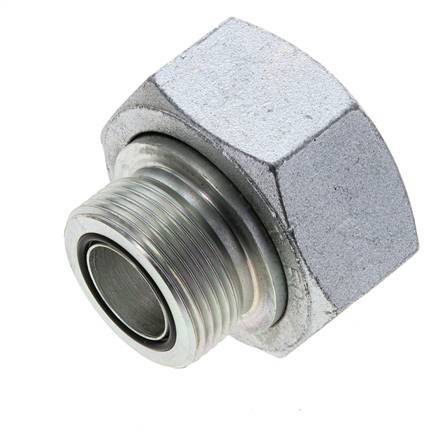 UN 2''-12 x UN 1-7/16''-12 F/M Verzinkt Stalen Neusstuk ORFS 250 Bar - Hydrauliek