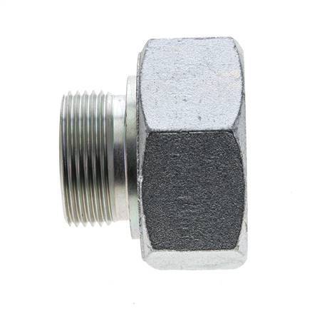 UN 2''-12 x UN 1-7/16''-12 F/M Verzinkt Stalen Neusstuk ORFS 250 Bar - Hydrauliek