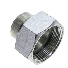 UN 2''-12 x UN 1-7/16''-12 F/M Verzinkt Stalen Neusstuk ORFS 250 Bar - Hydrauliek