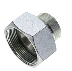 UN 2''-12 x UN 1-7/16''-12 F/M Verzinkt Stalen Neusstuk ORFS 250 Bar - Hydrauliek