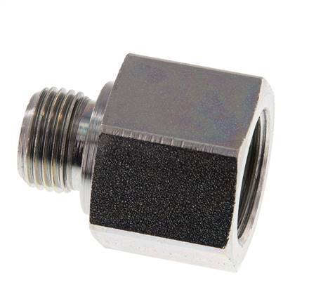 G 1/2'' x G 3/4'' M/F Verzinkt Stalen Neusstuk 400 Bar - Hydrauliek