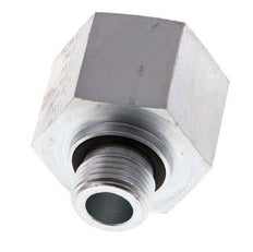 G 1/2'' x G 1'' M/F Verzinkt Stalen Neusstuk 400 Bar - Hydrauliek