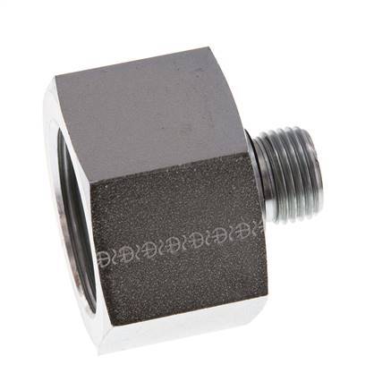 G 1/2'' x G 1 1/4'' M/F Verzinkt Stalen Neusstuk 400 Bar - Hydrauliek