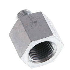 G 1/4'' x G 1/2'' M/F Verzinkt Stalen Neusstuk 630 Bar - Hydrauliek [2 Stuks]
