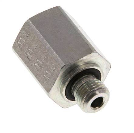 G 1/8'' x G 1/4'' M/F Verzinkt Stalen Neusstuk 630 Bar - Hydrauliek [2 Stuks]