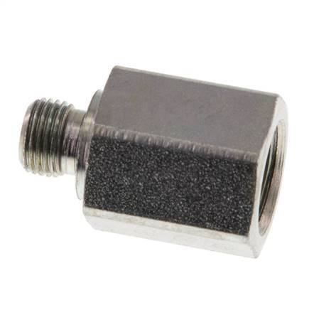 G 1/8'' x G 1/4'' M/F Verzinkt Stalen Neusstuk 630 Bar - Hydrauliek [2 Stuks]