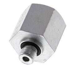 G 1/8'' x G 3/8'' M/F Verzinkt Stalen Neusstuk 630 Bar - Hydrauliek