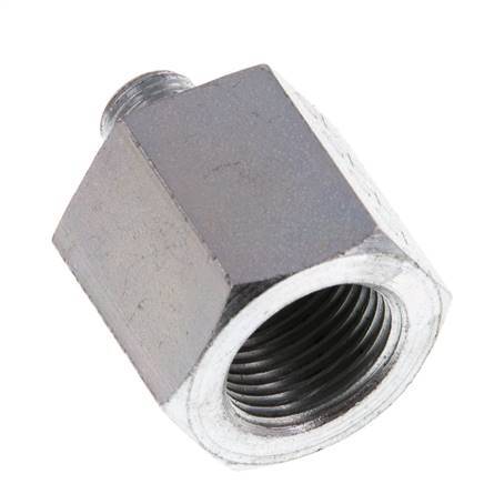 G 1/8'' x G 3/8'' M/F Verzinkt Stalen Neusstuk 630 Bar - Hydrauliek