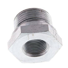 G 3/4'' x G 3/8'' M/F Verzinkt Stalen Neusstuk 400 Bar - Hydrauliek [2 Stuks]