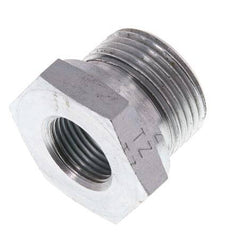 G 3/4'' x G 3/8'' M/F Verzinkt Stalen Neusstuk 400 Bar - Hydrauliek [2 Stuks]