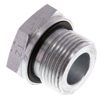 G 3/4'' x G 3/8'' M/F Verzinkt Stalen Neusstuk 400 Bar - Hydrauliek [2 Stuks]