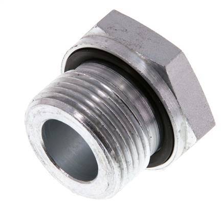 G 3/4'' x G 3/8'' M/F Verzinkt Stalen Neusstuk 400 Bar - Hydrauliek [2 Stuks]