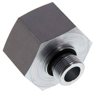 G 3/4'' x G 1 1/2'' M/F Verzinkt Stalen Neusstuk 315 Bar - Hydrauliek