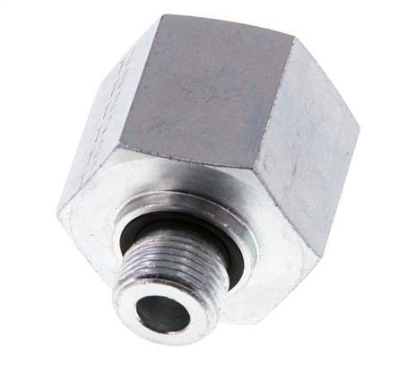 G 3/8'' x G 3/4'' M/F Verzinkt Stalen Neusstuk 400 Bar - Hydrauliek