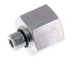 G 3/8'' x G 3/4'' M/F Zinc plated Steel Reducing Adapter 400 Bar - Hydraulic
