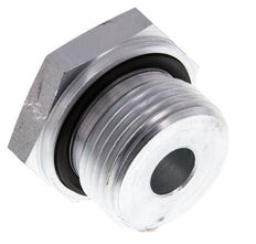 G 1'' x G 1/4'' M/F Verzinkt Stalen Neusstuk 400 Bar - Hydrauliek