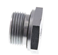 G 1'' x G 1/4'' M/F Verzinkt Stalen Neusstuk 400 Bar - Hydrauliek