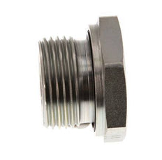 G 1'' x G 3/8'' M/F Verzinkt Stalen Neusstuk 400 Bar - Hydrauliek
