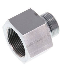 G 1'' x G 1 1/4'' M/F Zinc plated Steel Reducing Adapter 400 Bar - Hydraulic