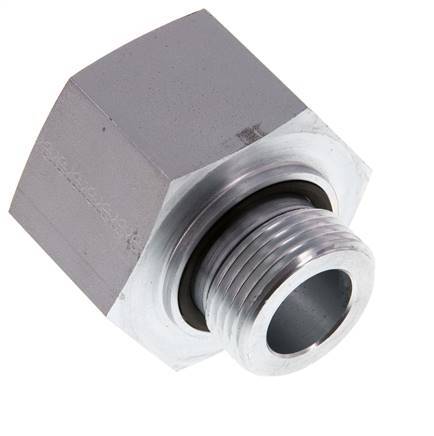G 1'' x G 1 1/4'' M/F Verzinkt Stalen Neusstuk 400 Bar - Hydrauliek